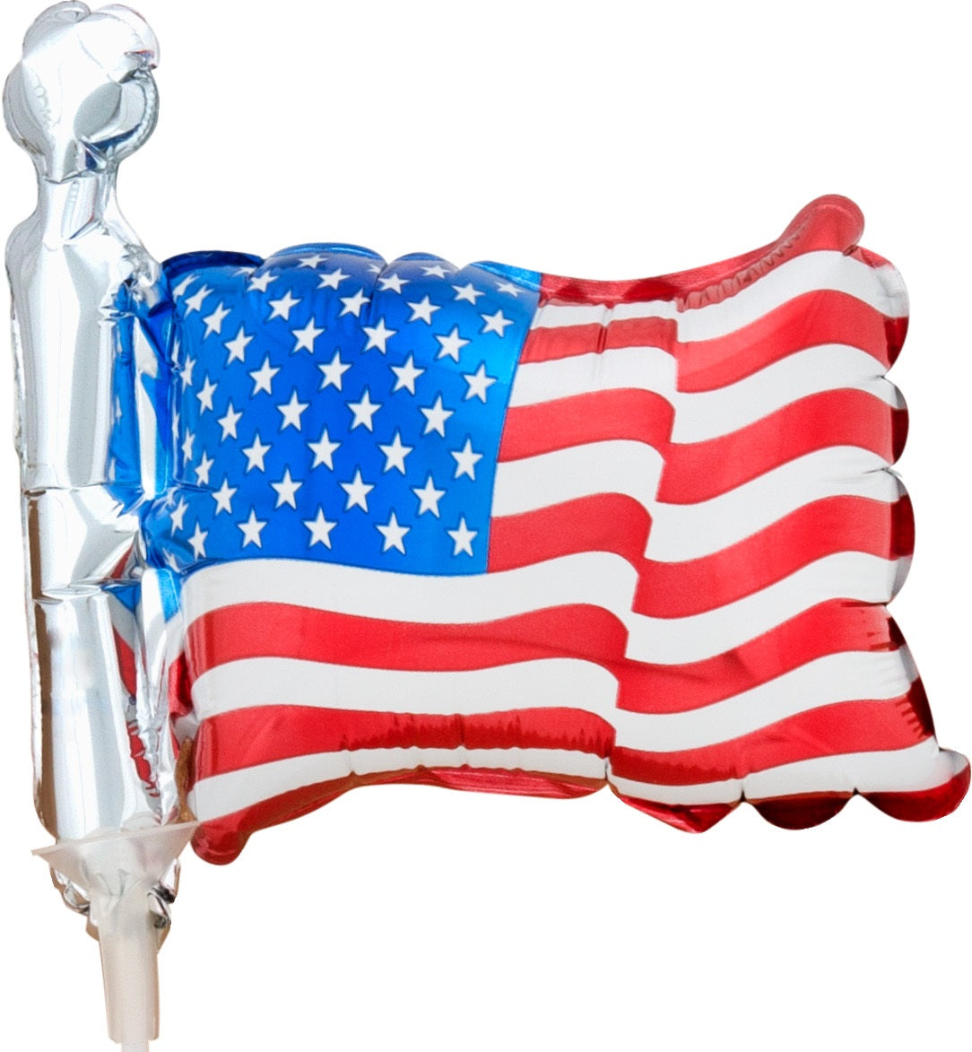 Mylar Fourth of July Balloons | 12 - 14 Inch (AIR-FILL ONLY)