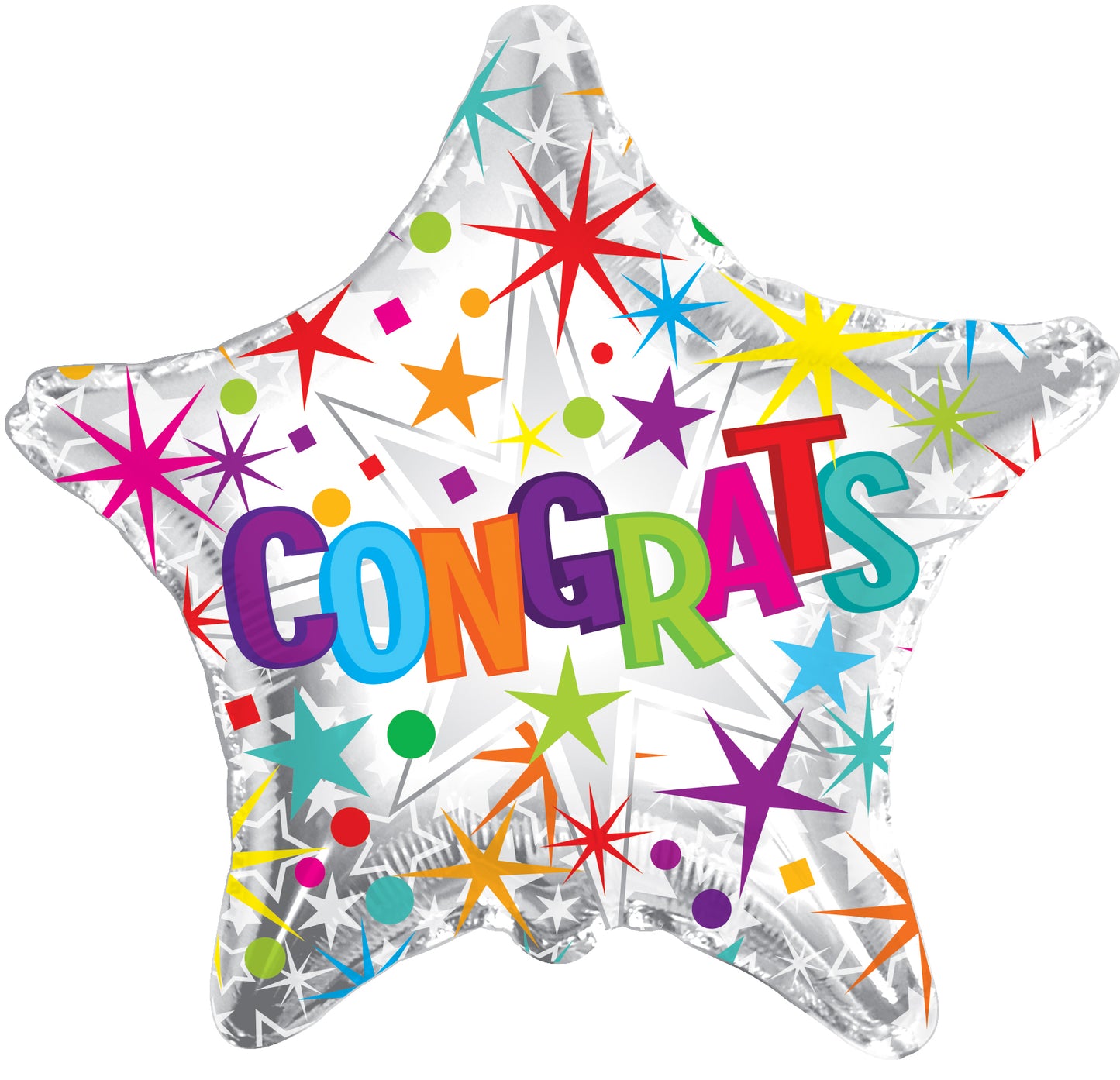 Mylar Graduation & Congrats Balloons | 09 Inch (AIR-FILL ONLY)