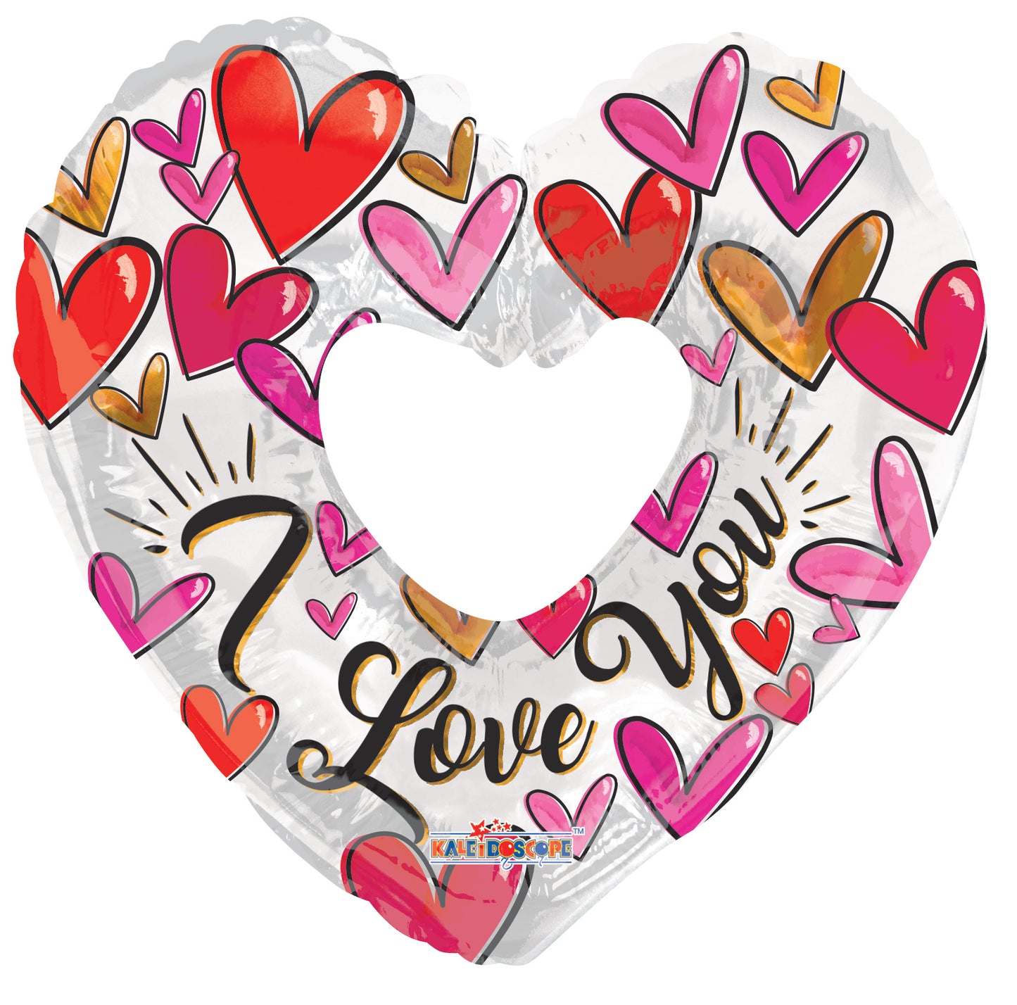 Mylar I Love You Balloons | 09 Inch (AIR-FILL ONLY)