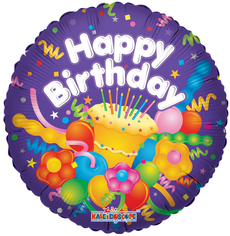 Mylar Happy Birthday Balloons | 09 Inch (AIR-FILL ONLY)