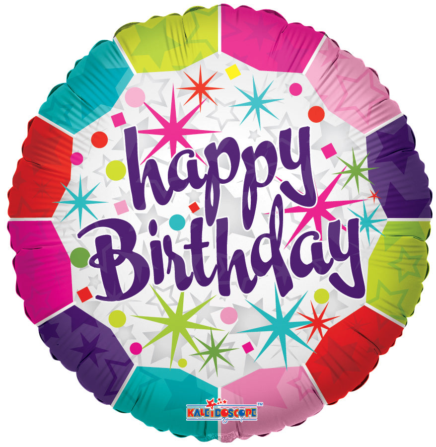 Mylar Happy Birthday Balloons | 09 Inch (AIR-FILL ONLY)