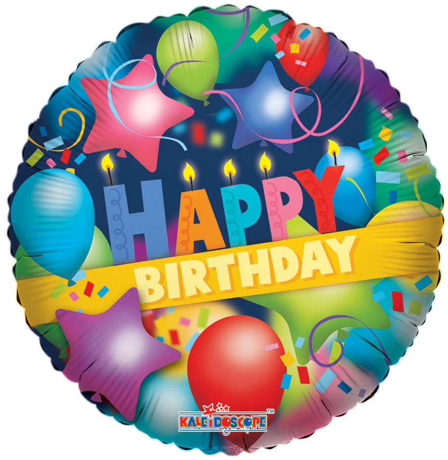 Mylar Happy Birthday Balloons | 04 Inch (AIR-FILL ONLY)