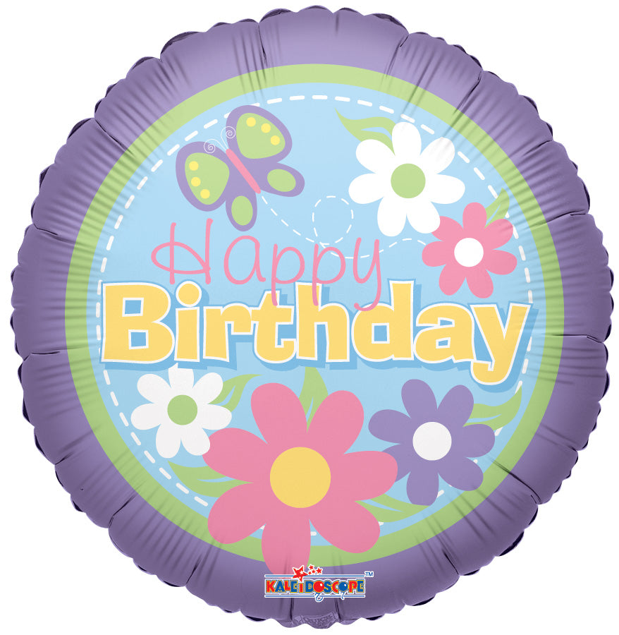 Mylar Happy Birthday Balloons | 09 Inch (AIR-FILL ONLY)