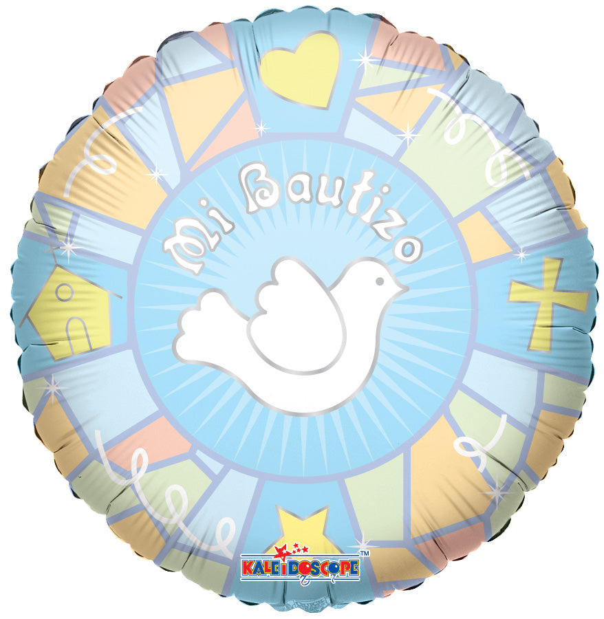 Mylar Baptism / Communion Balloons | 09" Inch (AIR-FILL ONLY)