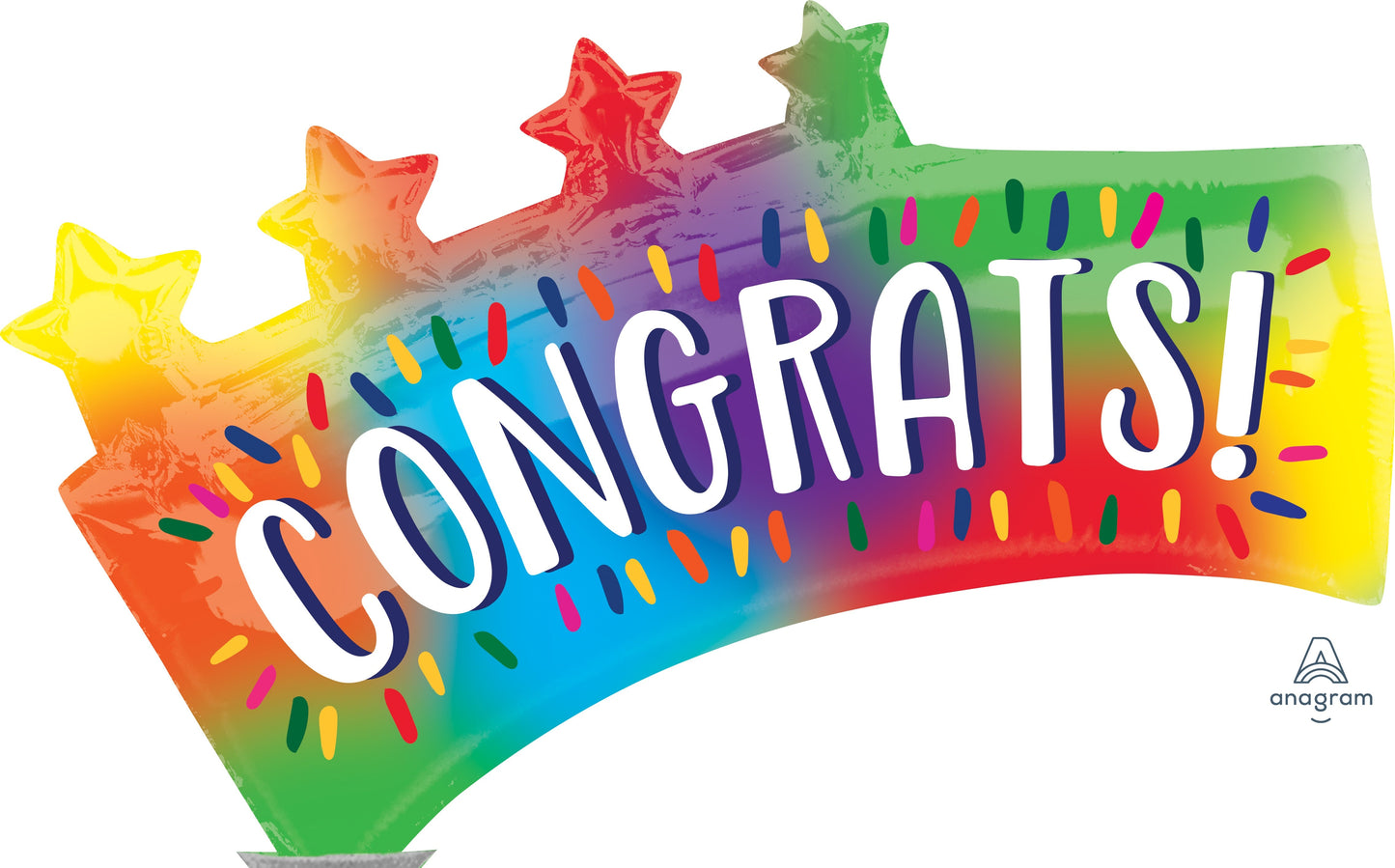 Mylar Graduation & Congrats Balloons | 12 - 14 Inch (AIR-FILL ONLY)