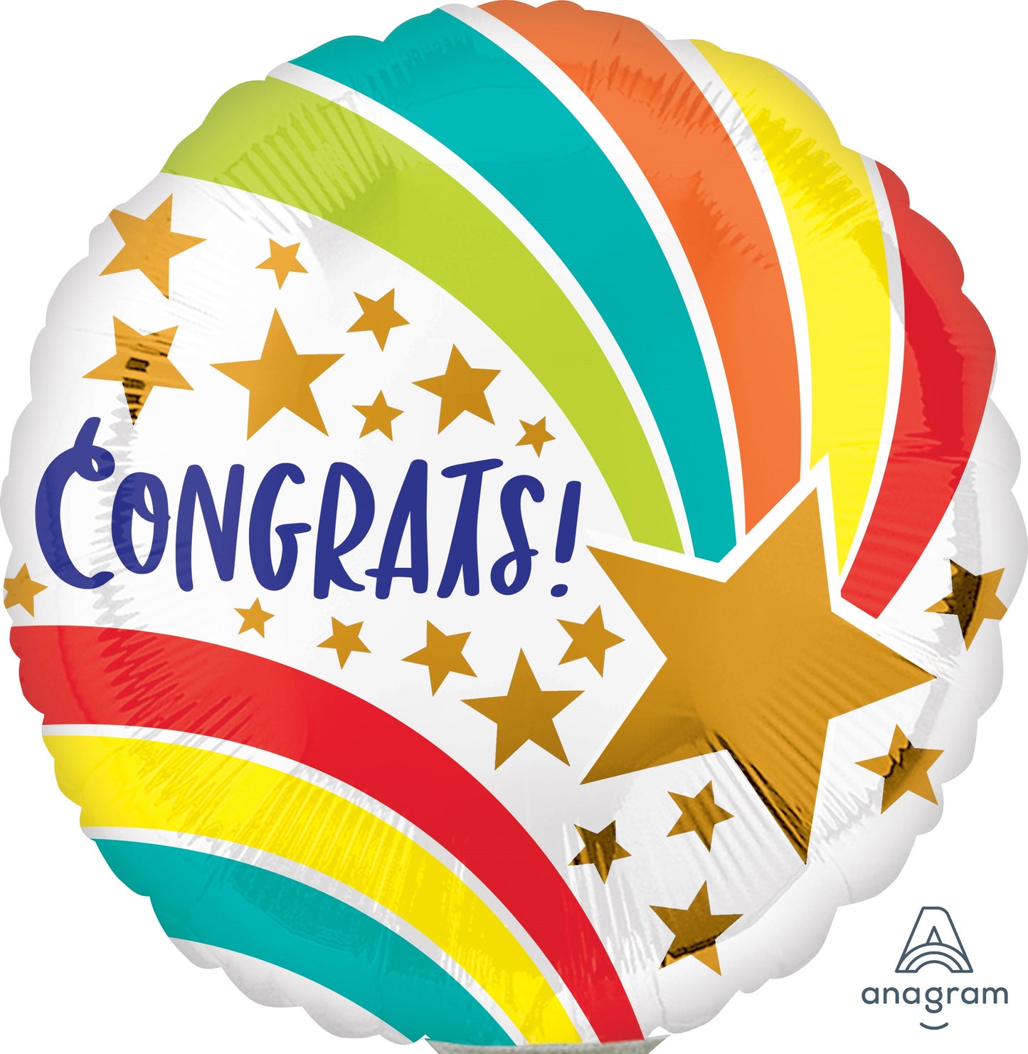 Mylar Graduation & Congrats Balloons | 09 Inch (AIR-FILL ONLY)