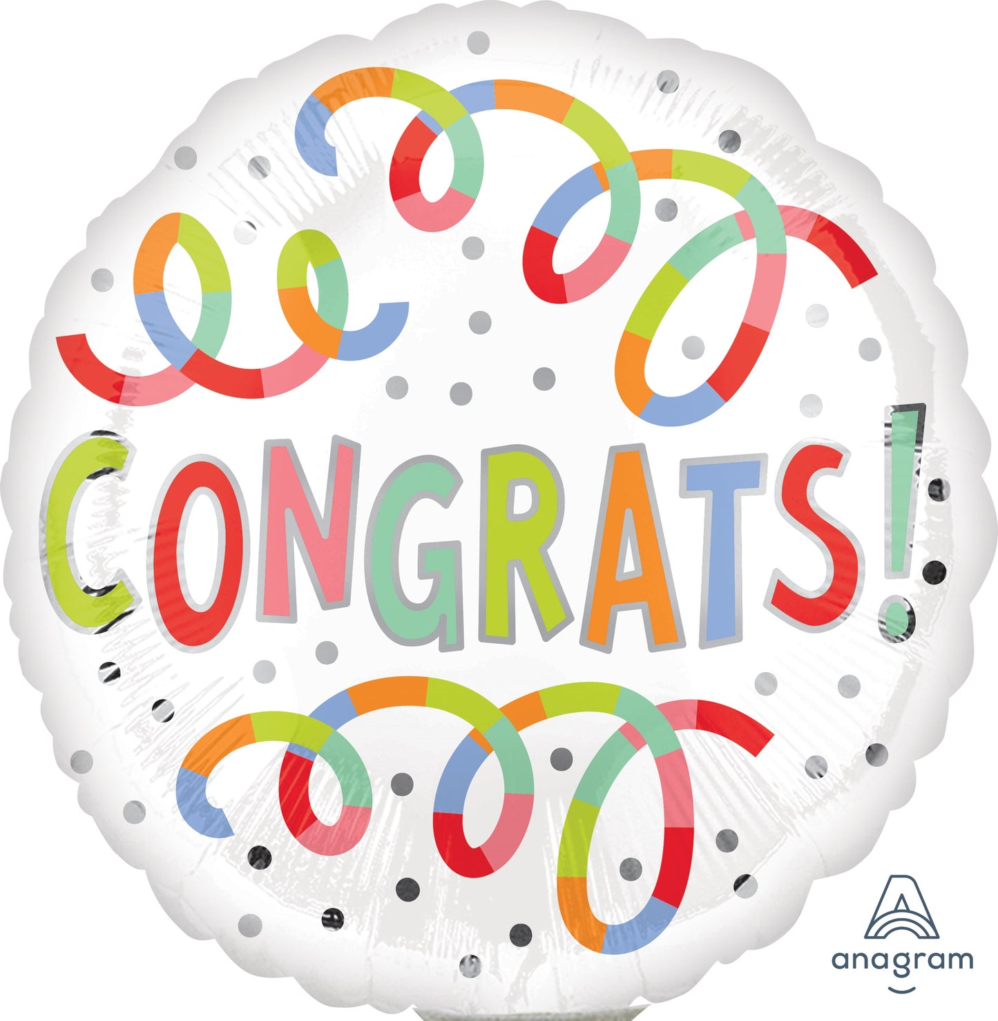 Mylar Graduation & Congrats Balloons | 09 Inch (AIR-FILL ONLY)
