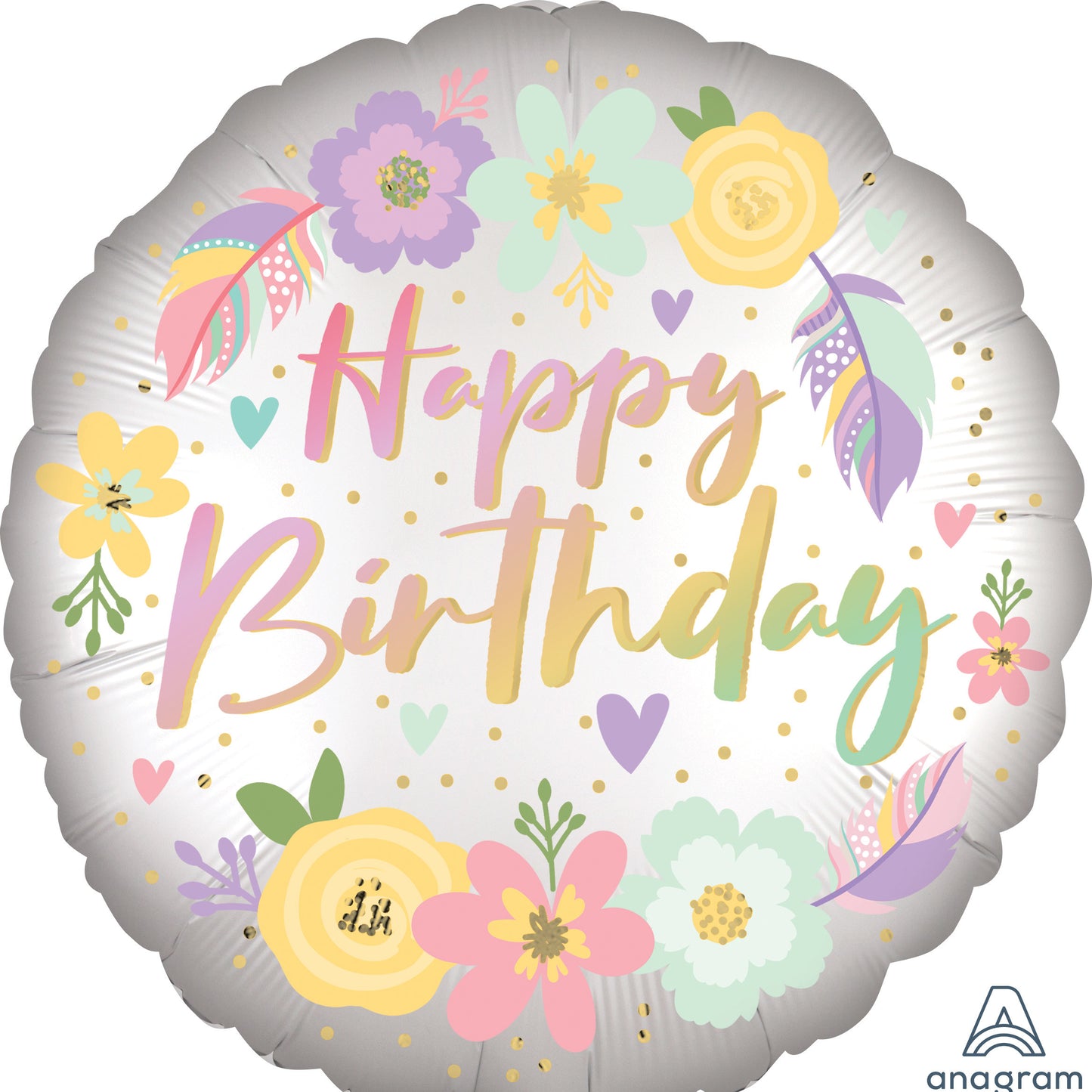 Mylar Happy Birthday Balloons | 09 Inch (AIR-FILL ONLY)
