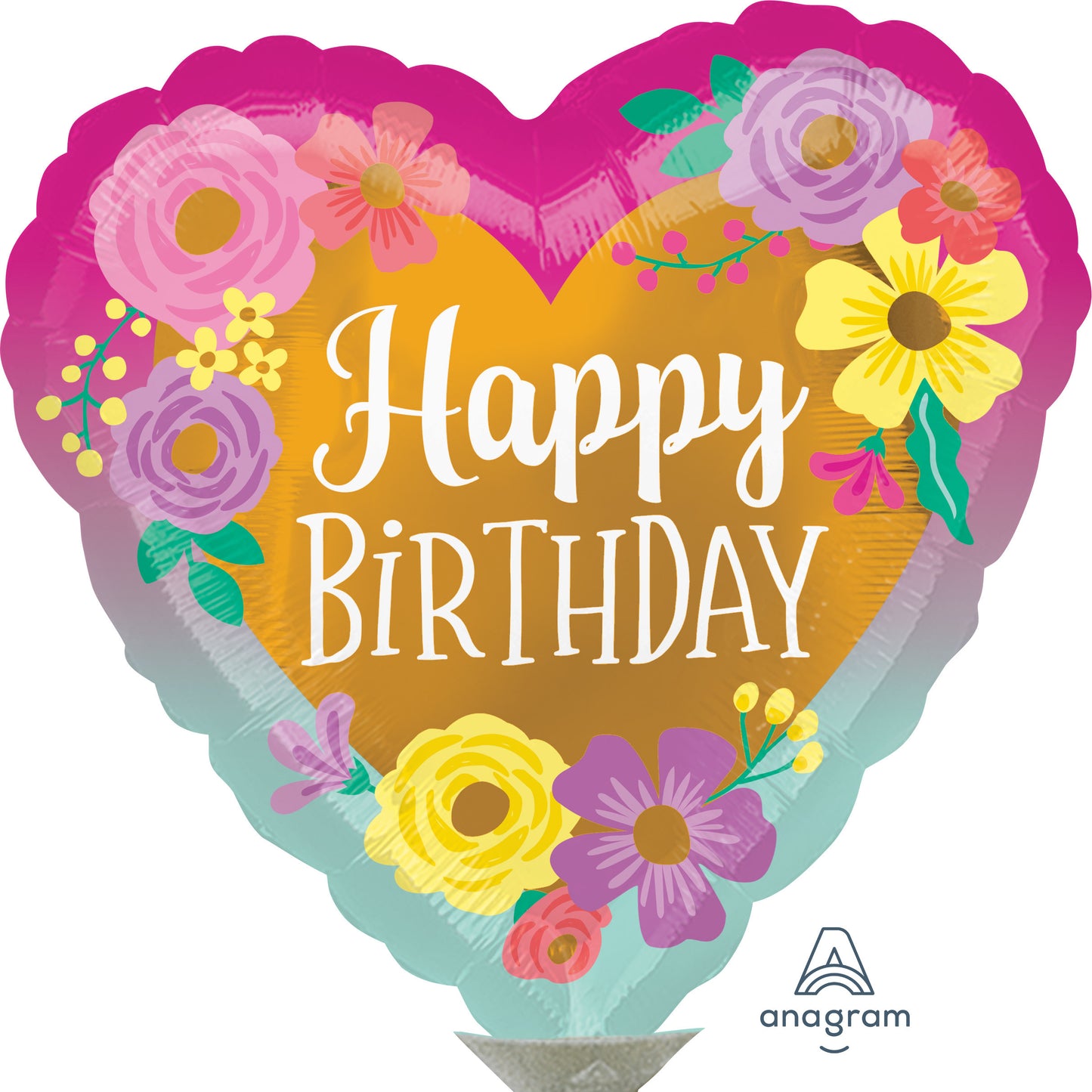 Mylar Happy Birthday Balloons | 09 Inch (AIR-FILL ONLY)