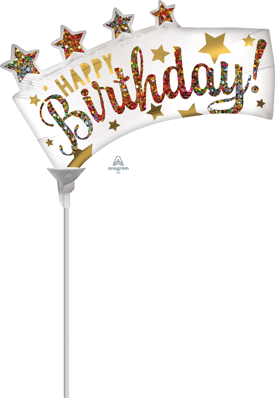 Mylar Happy Birthday Balloons | 12 - 14 Inch (AIR-FILL ONLY)