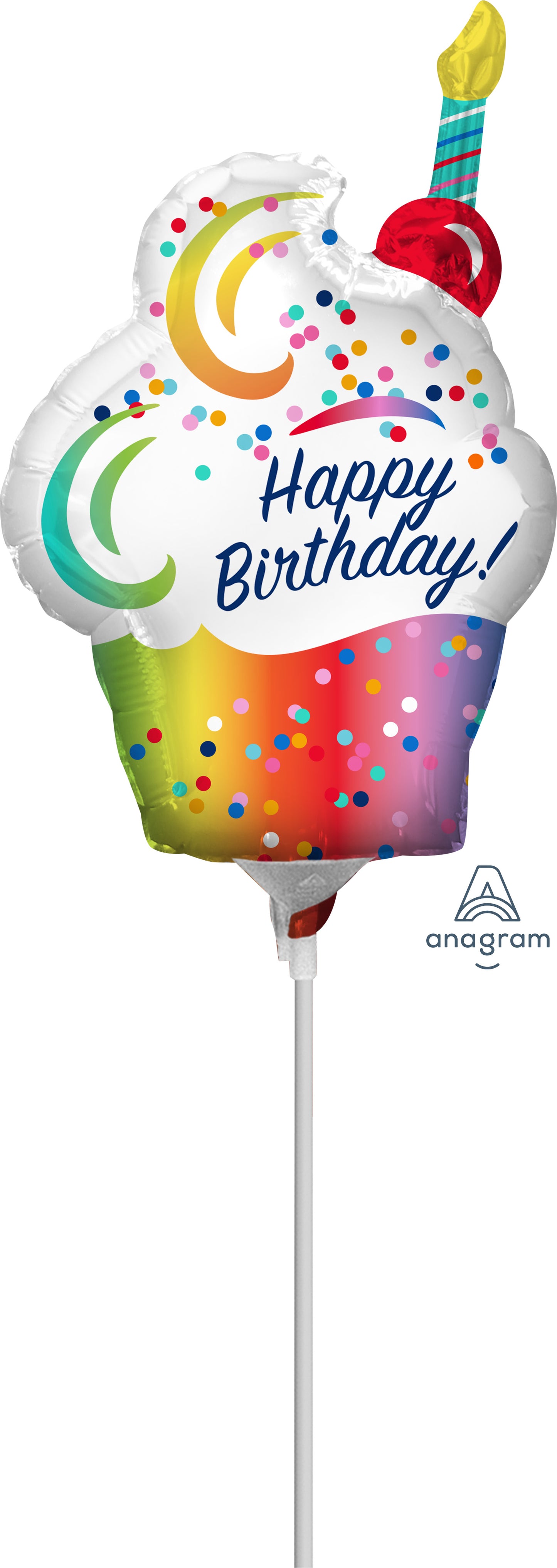 Mylar Happy Birthday Balloons | 12 - 14 Inch (AIR-FILL ONLY)
