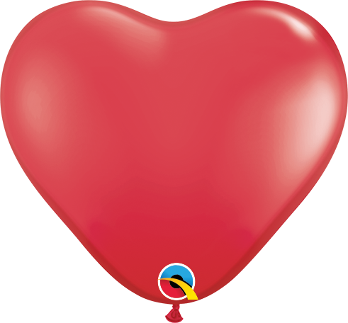 Qualatex Heart Shaped Balloons | 6 - 11 Inch