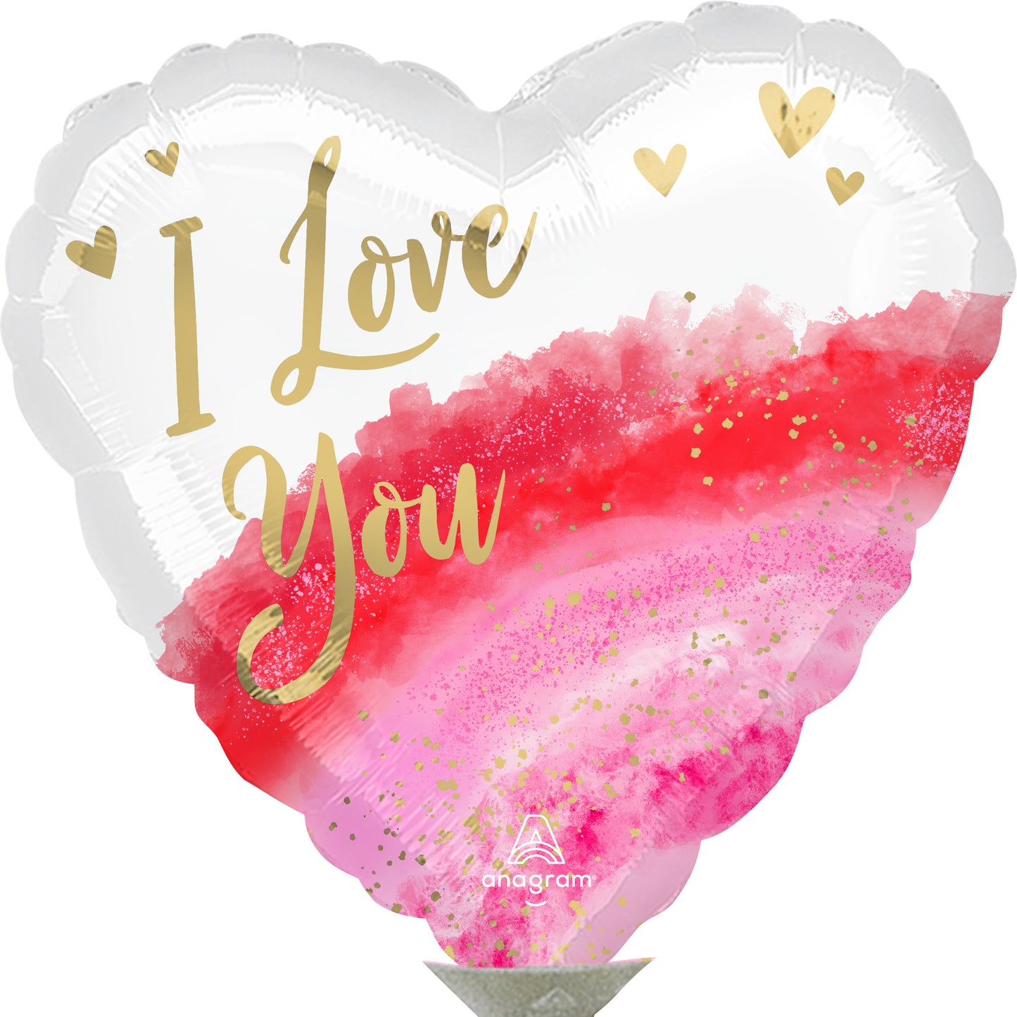 Mylar I Love You Balloons | 04 Inch (AIR-FILL ONLY)