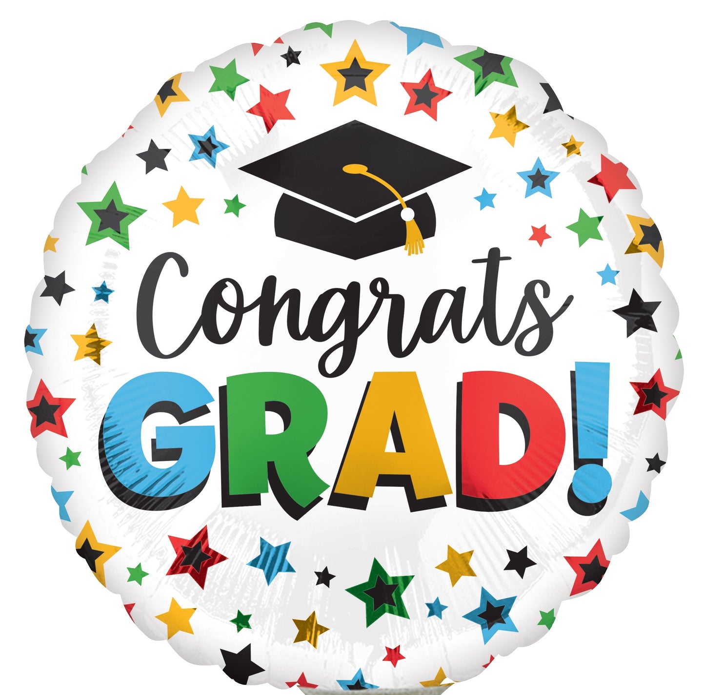 Mylar Graduation & Congrats Balloons | 09 Inch (AIR-FILL ONLY)