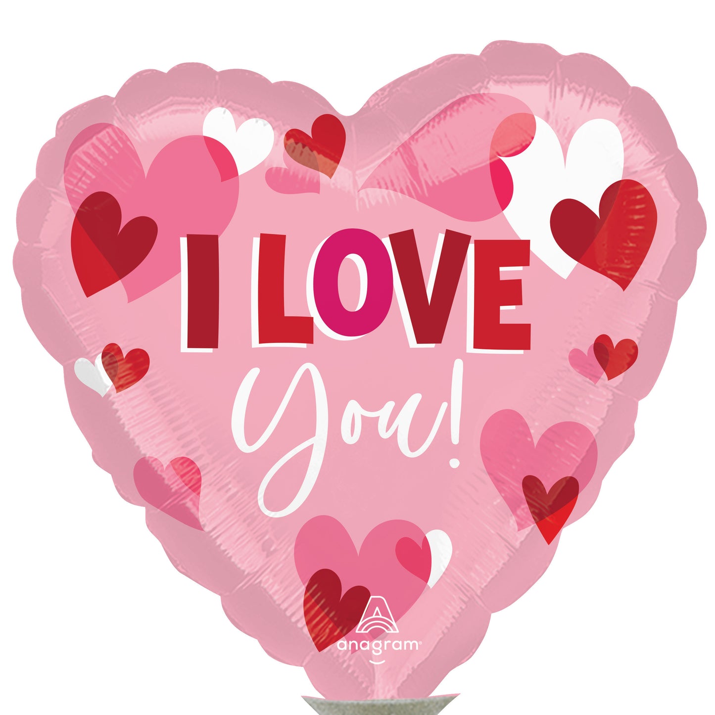 Mylar I Love You Balloons | 09 Inch (AIR-FILL ONLY)