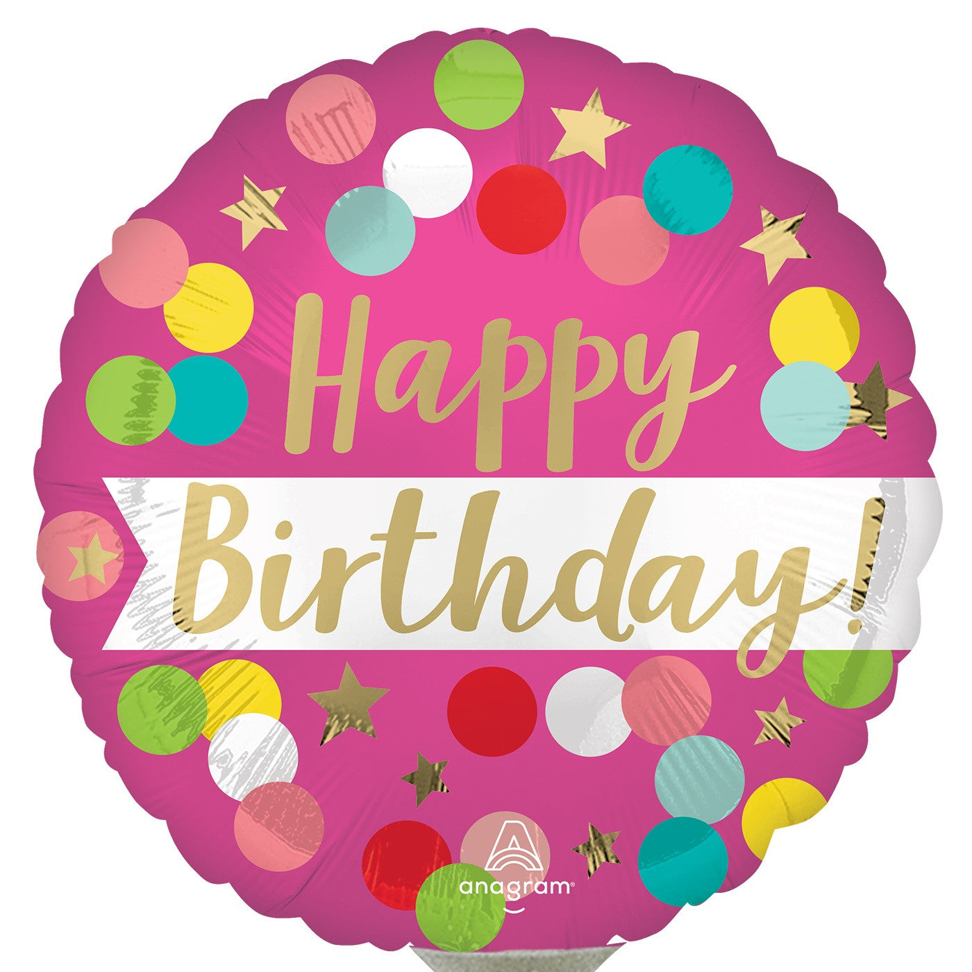 Mylar Happy Birthday Balloons | 04 Inch (AIR-FILL ONLY)