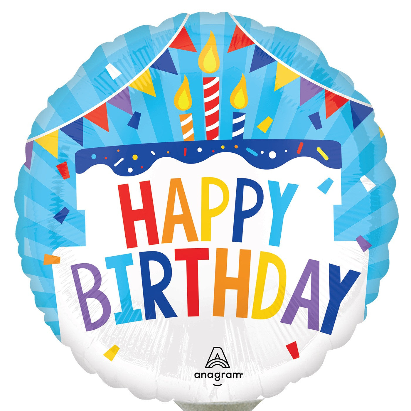 Mylar Happy Birthday Balloons | 04 Inch (AIR-FILL ONLY)