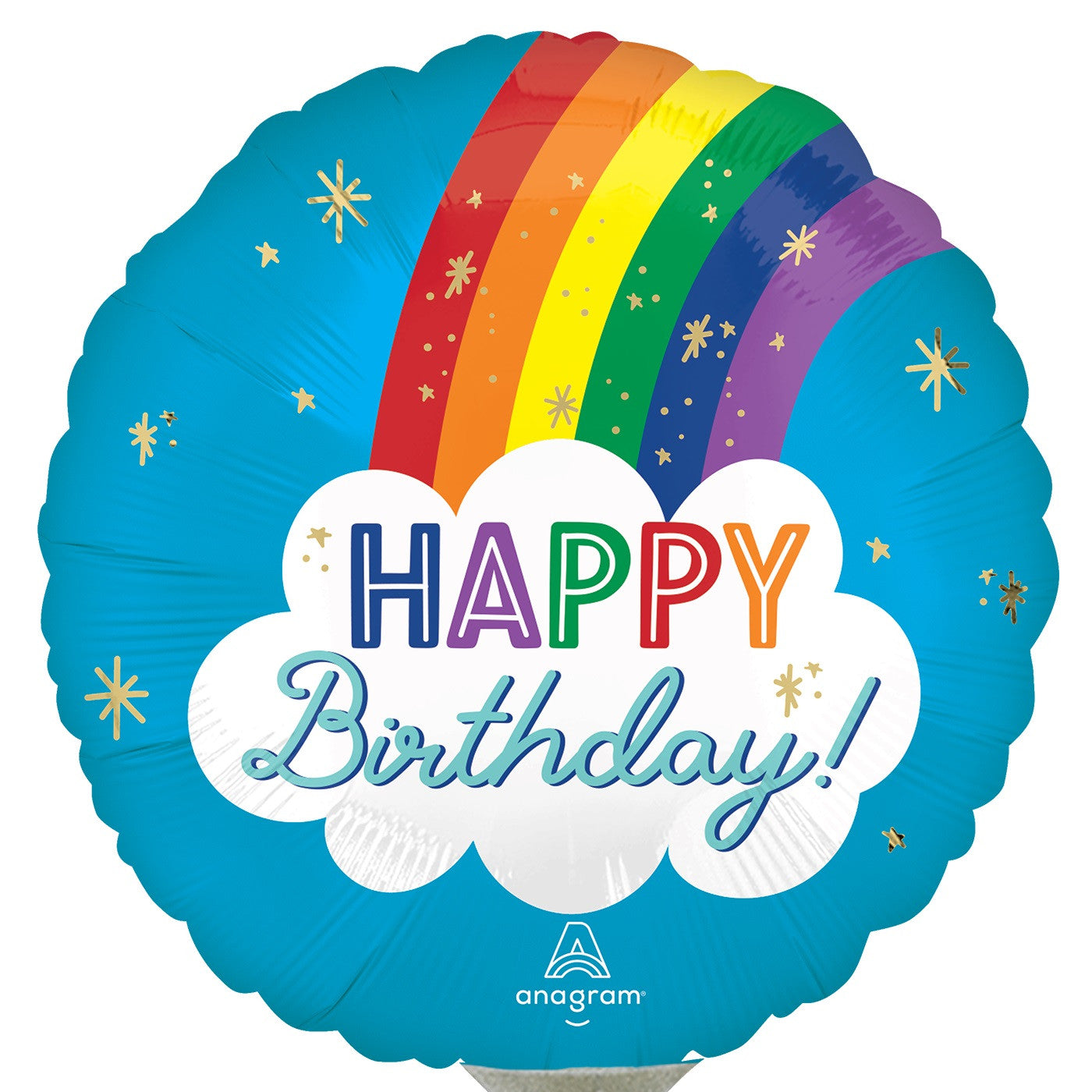 Mylar Happy Birthday Balloons | 09 Inch (AIR-FILL ONLY)