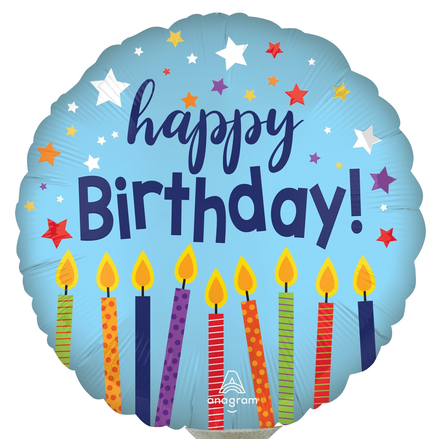 Mylar Happy Birthday Balloons | 09 Inch (AIR-FILL ONLY)