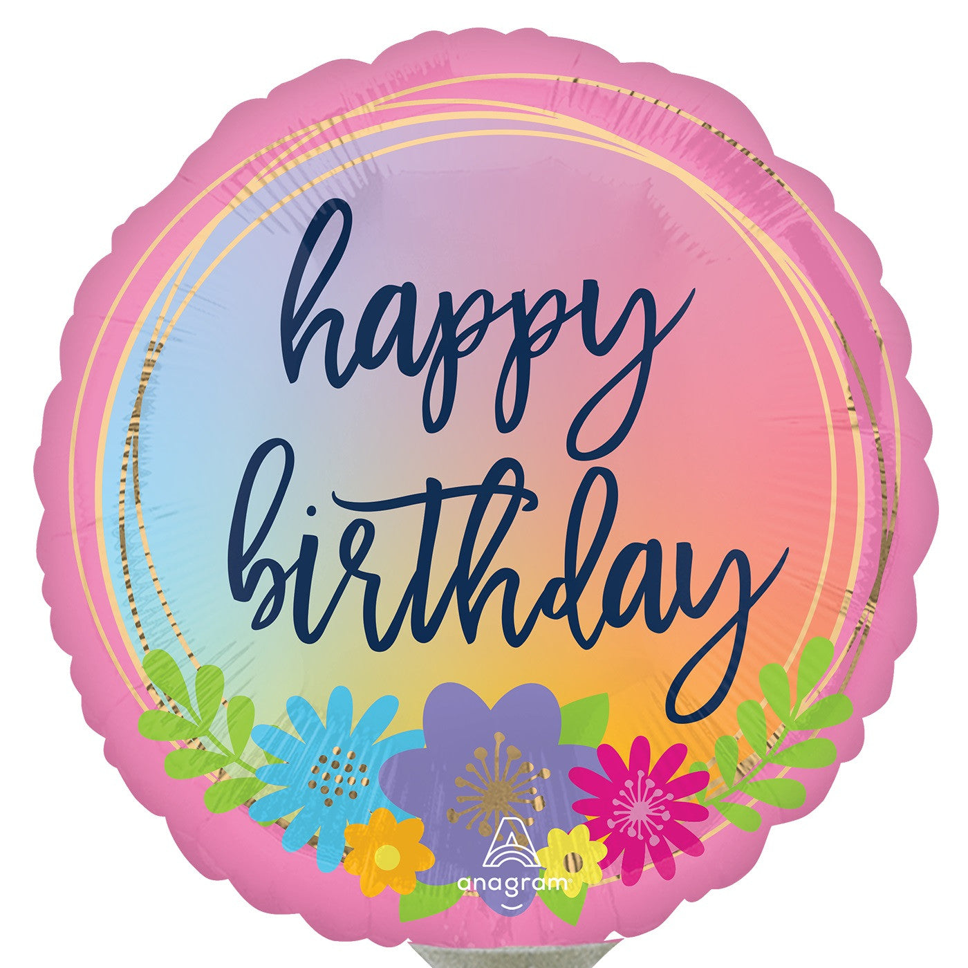 Mylar Happy Birthday Balloons | 09 Inch (AIR-FILL ONLY)