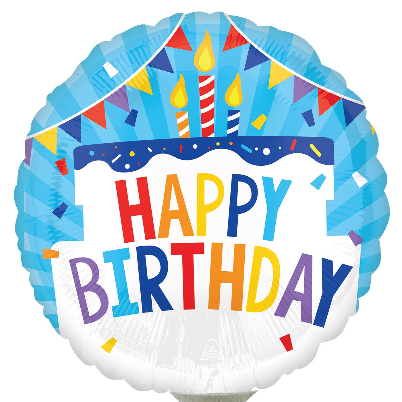 Mylar Happy Birthday Balloons | 09 Inch (AIR-FILL ONLY)