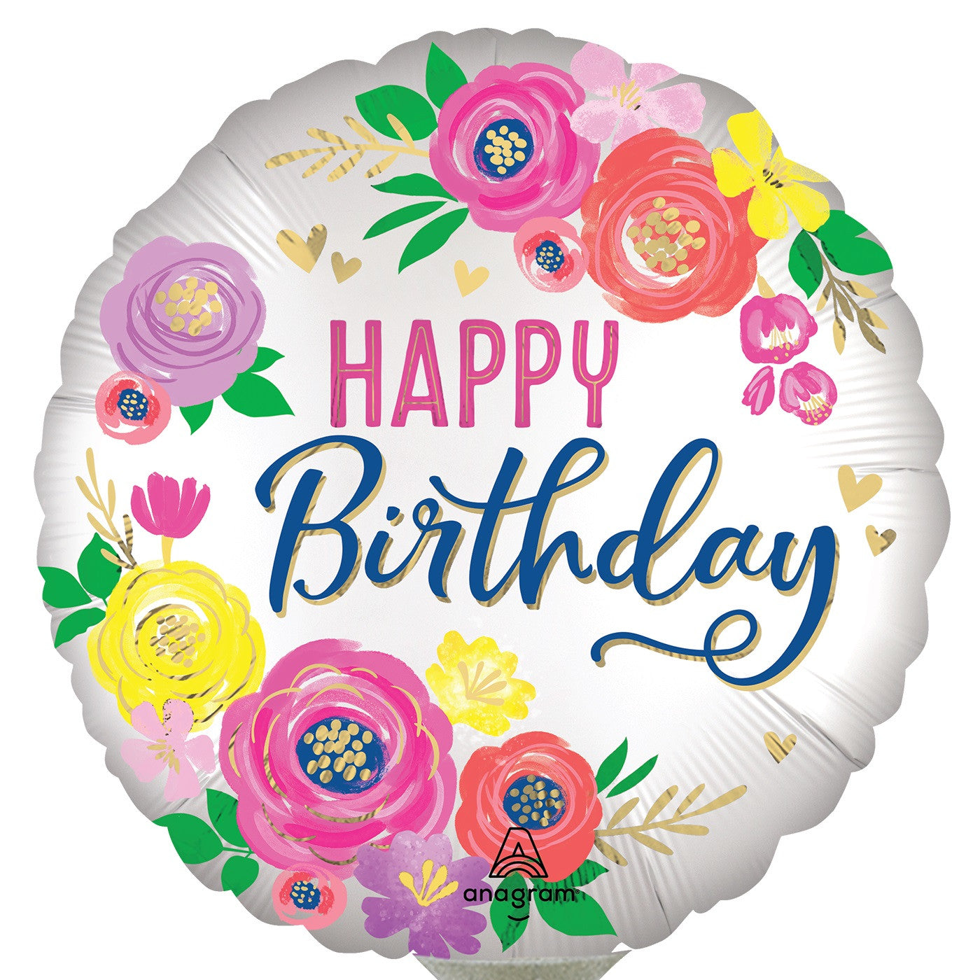 Mylar Happy Birthday Balloons | 09 Inch (AIR-FILL ONLY)