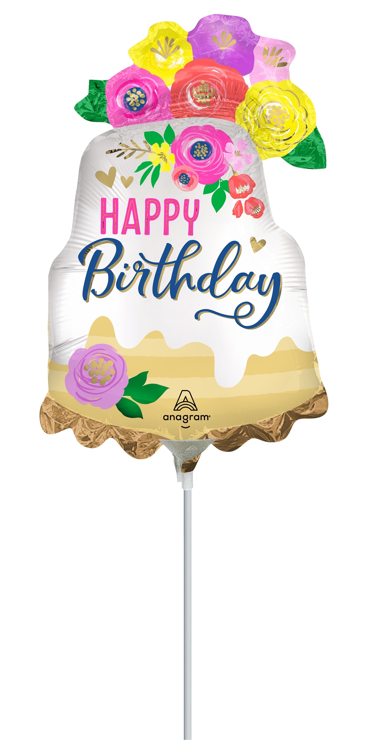 Mylar Happy Birthday Balloons | 12 - 14 Inch (AIR-FILL ONLY)