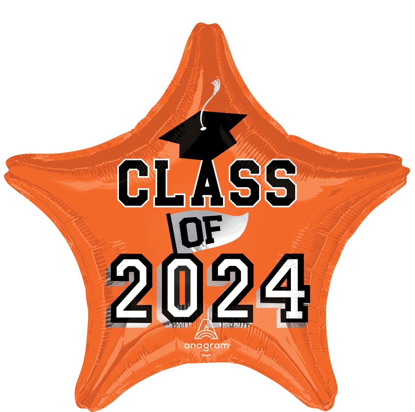 Mylar Graduation Class of 2024 Balloons | 18 Inch