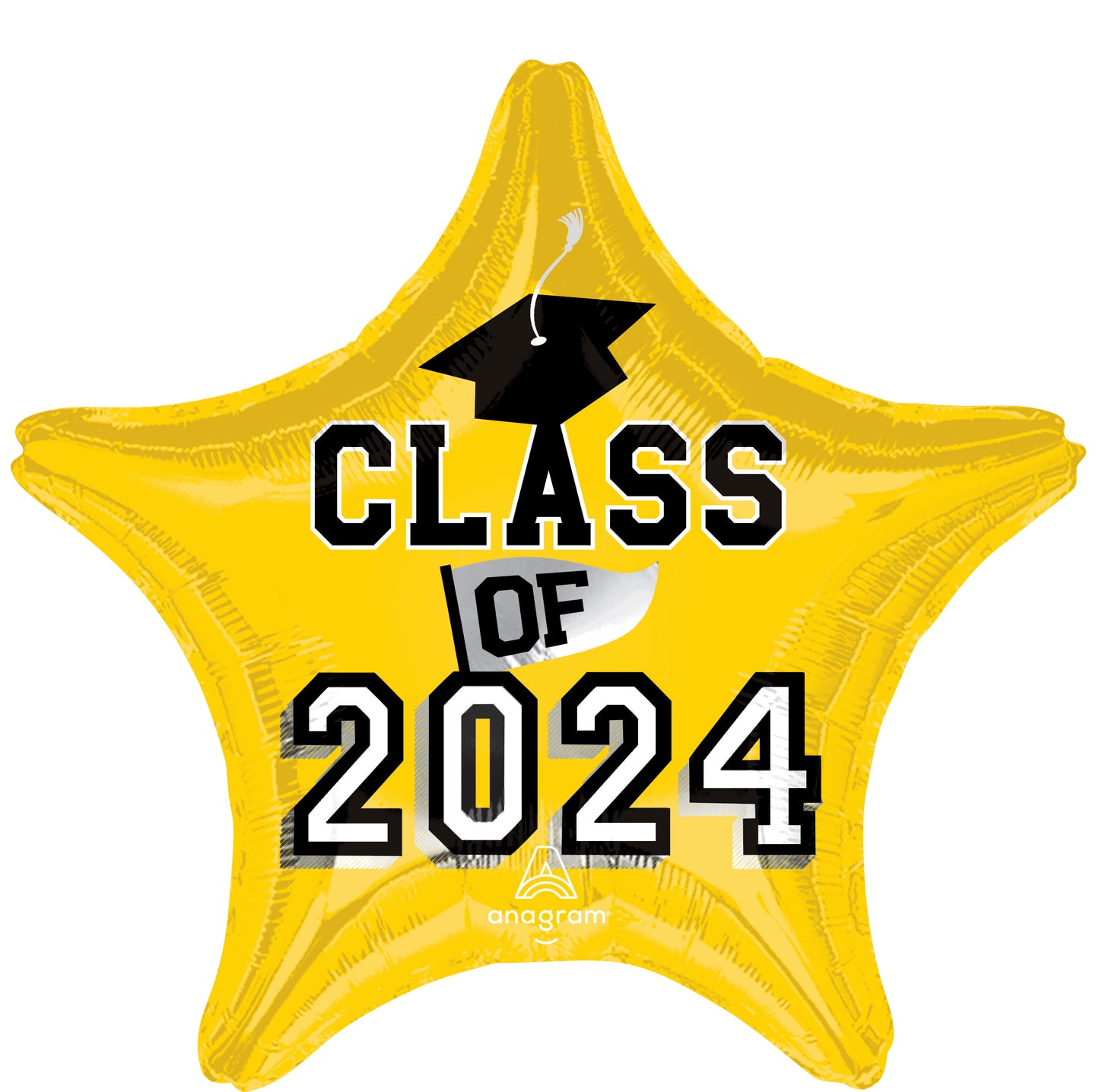 Mylar Graduation Class of 2024 Balloons | 18 Inch