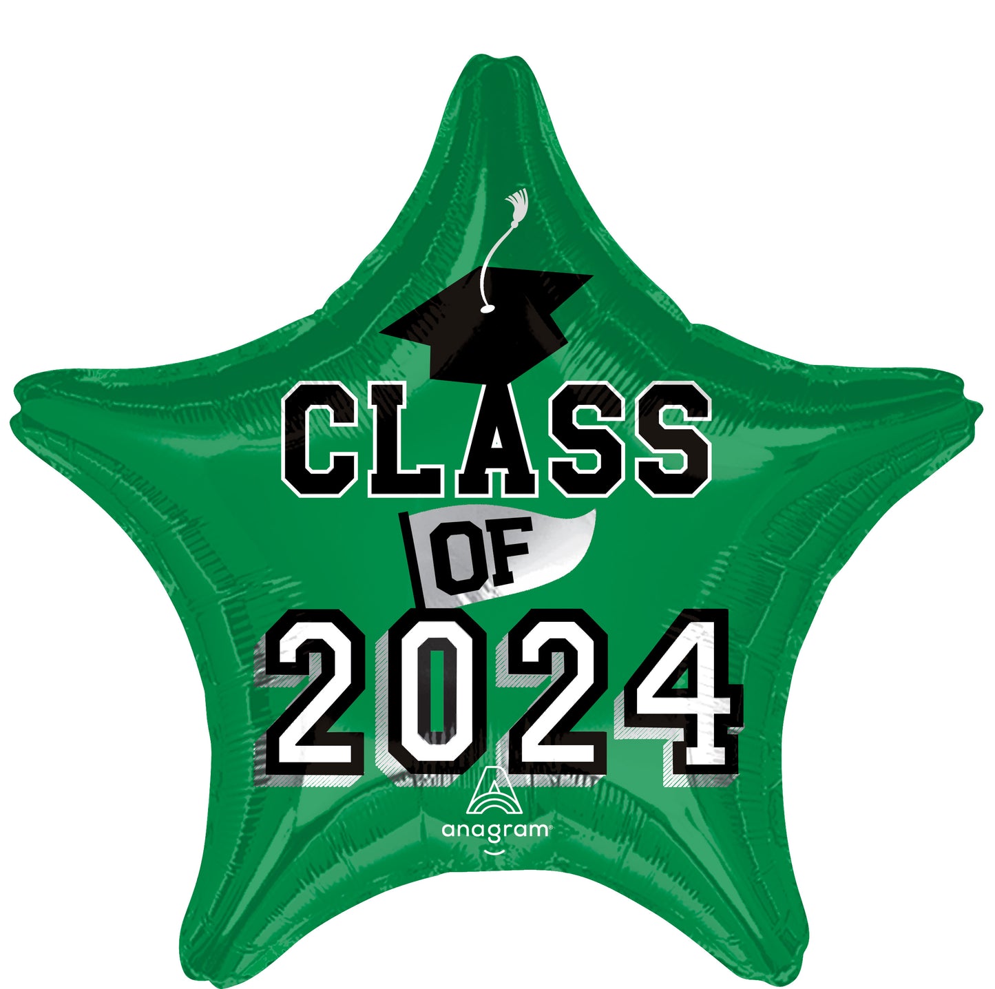 Mylar Graduation Class of 2024 Balloons | 18 Inch