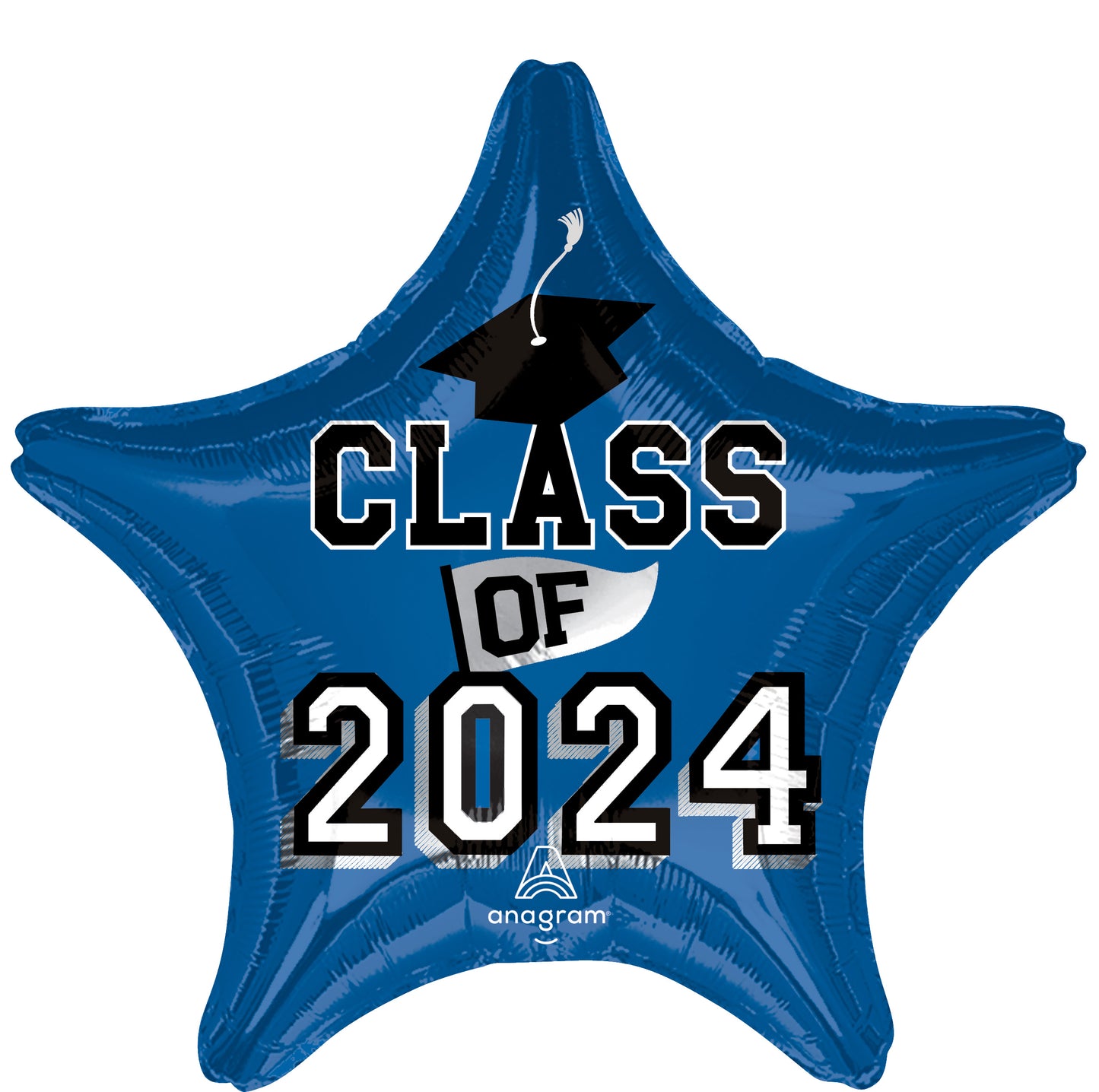 Mylar Graduation Class of 2024 Balloons | 18 Inch
