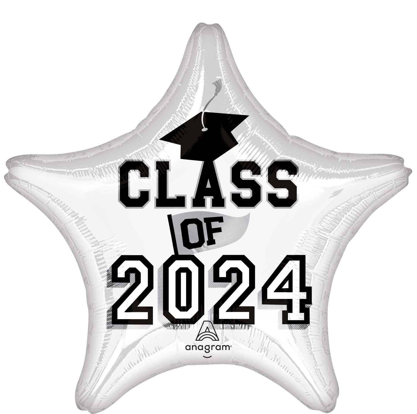 Mylar Graduation Class of 2024 Balloons | 18 Inch