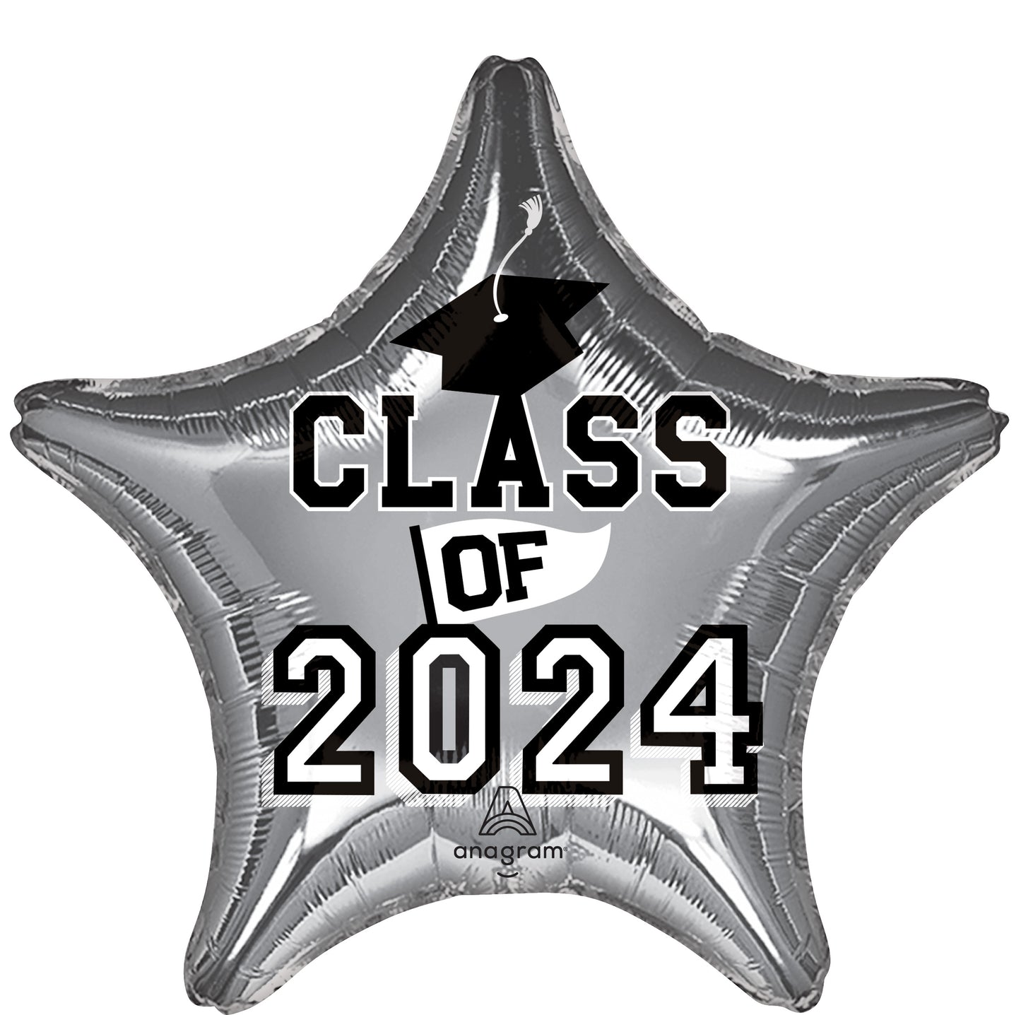 Mylar Graduation Class of 2024 Balloons | 18 Inch