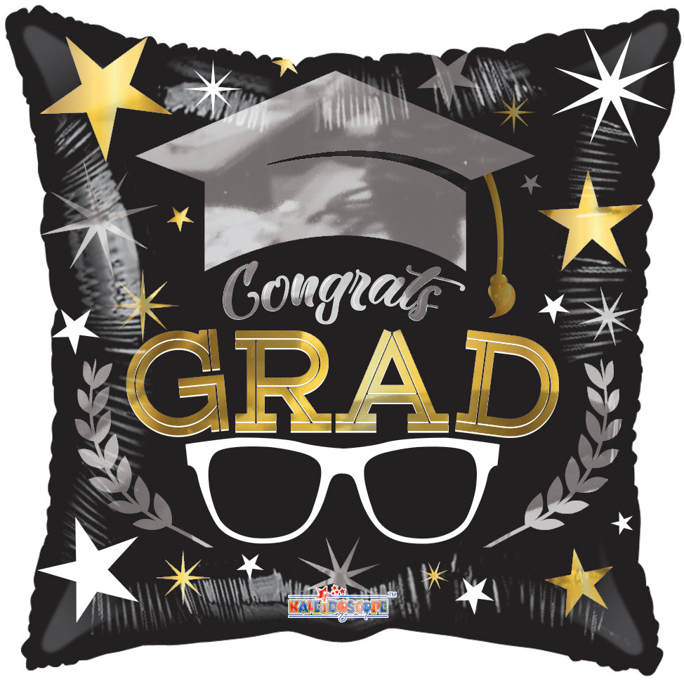 Mylar Graduation & Congrats Balloons | 09 Inch (AIR-FILL ONLY)