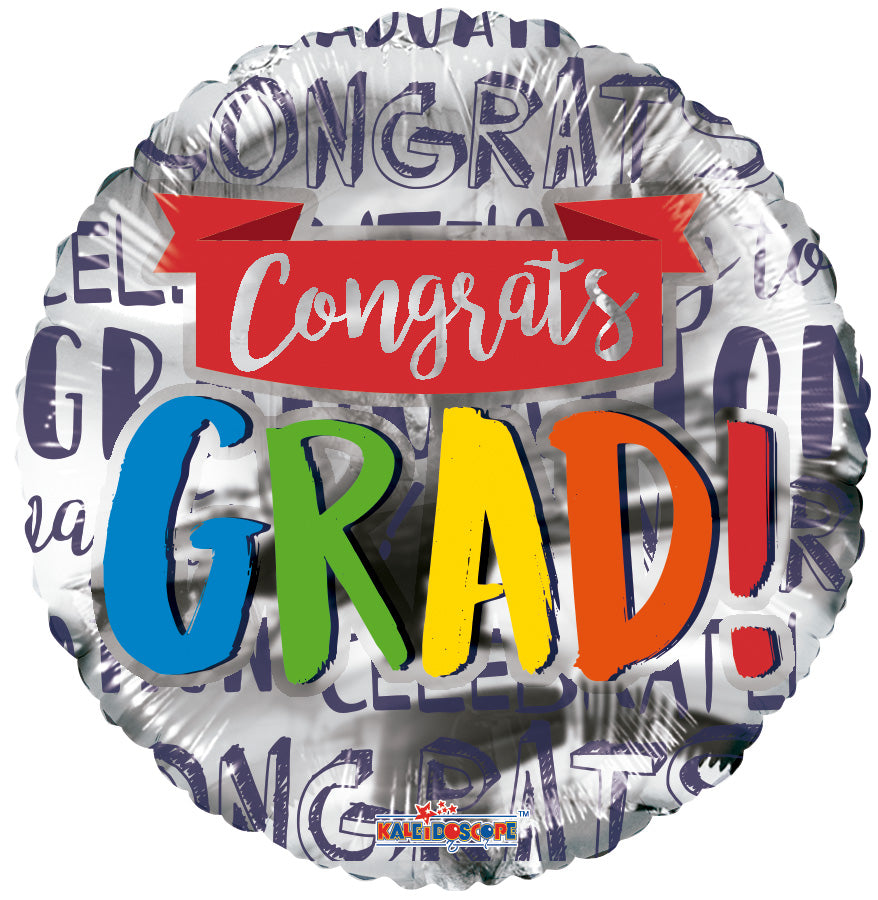 Mylar Graduation & Congrats Balloons | 09 Inch (AIR-FILL ONLY)