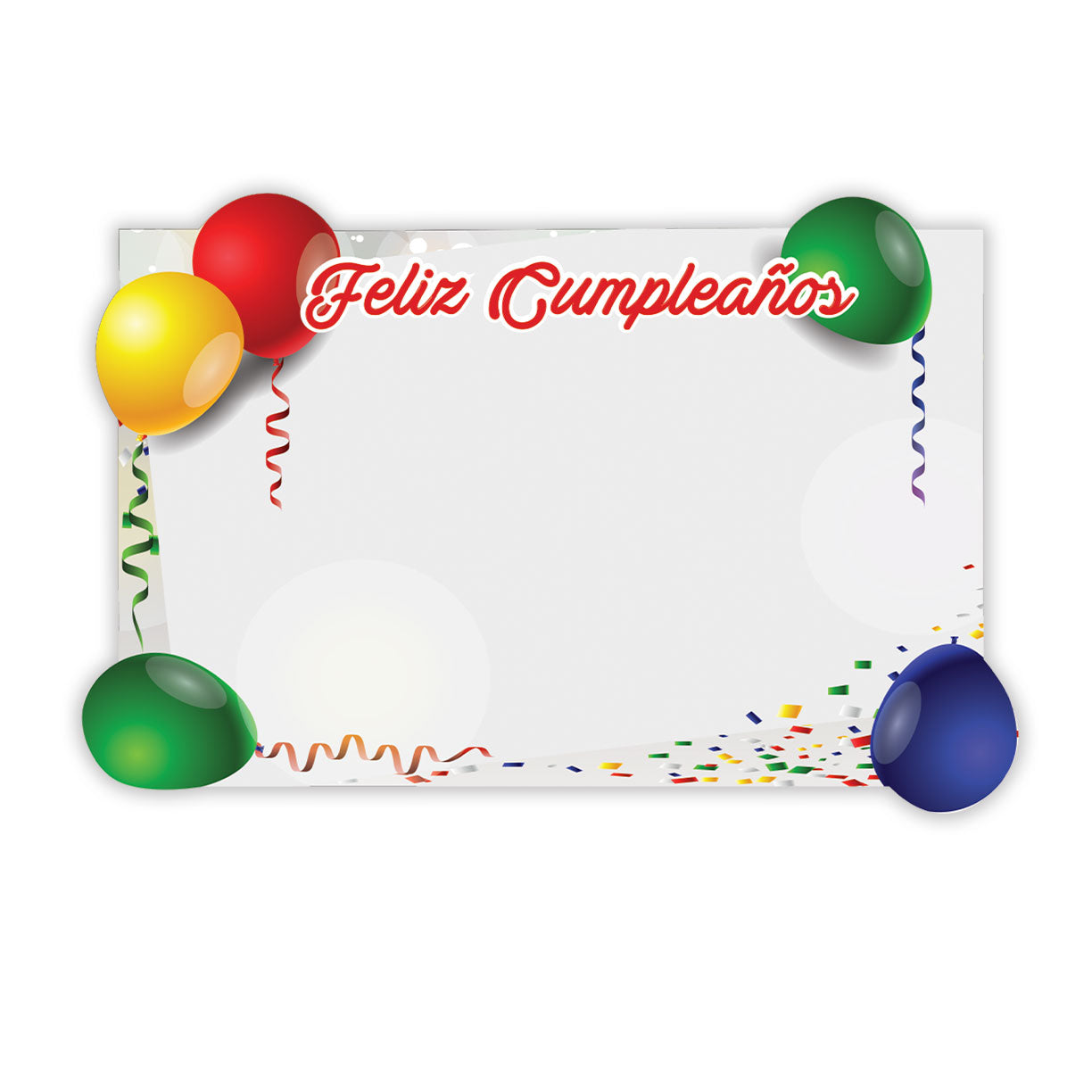 Memo Card | Happy Birthday | Pack of 50