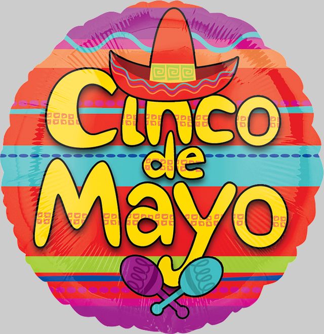 Mylar Cinco de Mayo Balloons | 18 Inch
