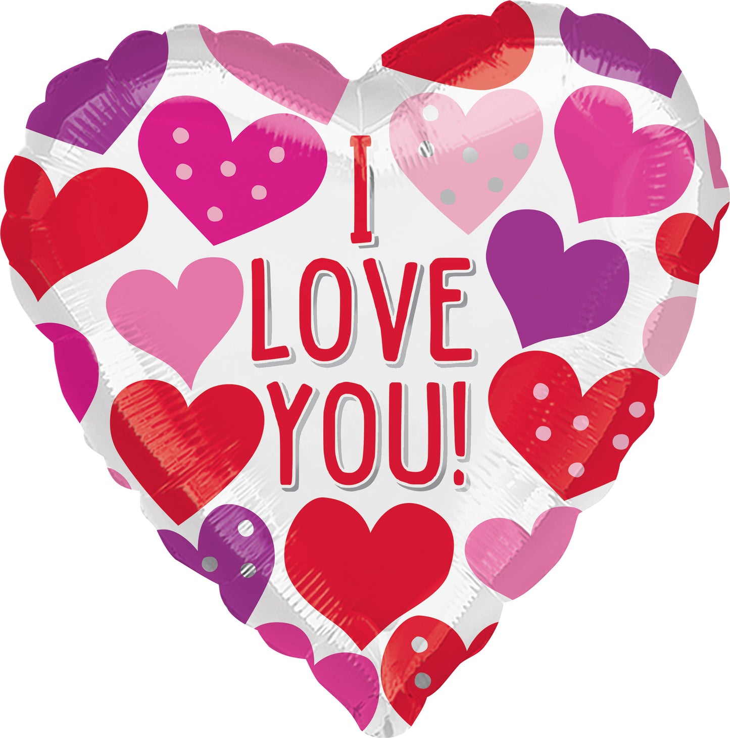 Mylar I Love You Balloons | 18 Inch