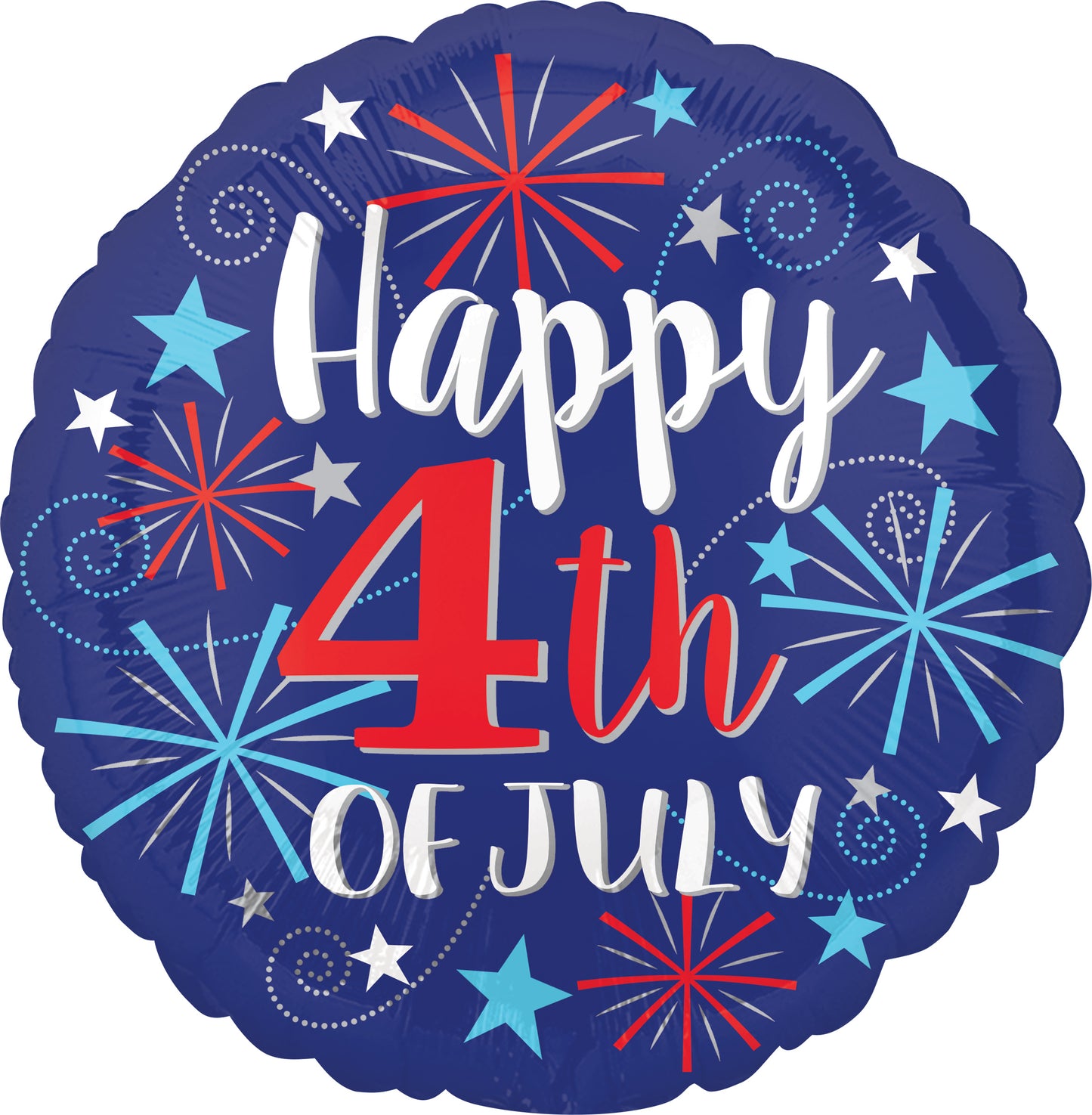 Mylar Fourth of July Balloons | 18 Inch
