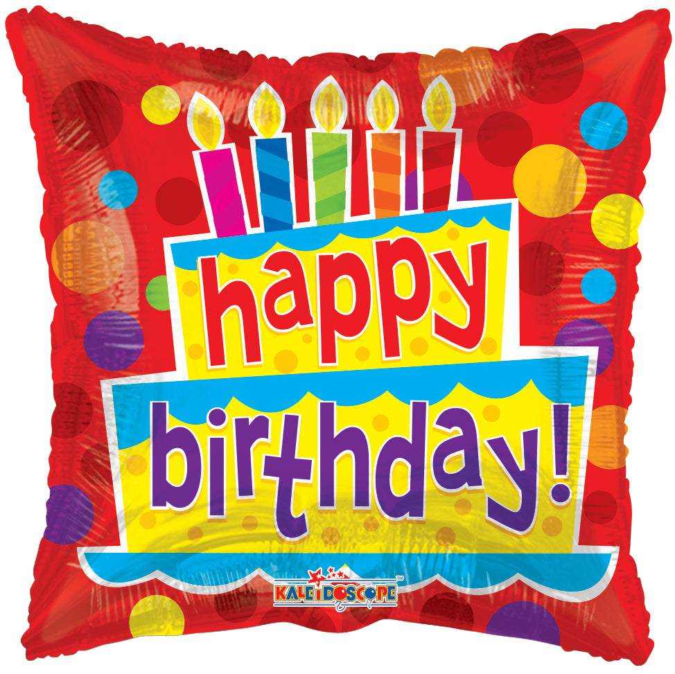 Mylar Happy Birthday Balloons | 18 Inch