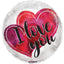 Mylar I Love You Balloons | 04 Inch (AIR-FILL ONLY)