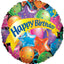 Mylar Happy Birthday Balloons | 09 Inch (AIR-FILL ONLY)