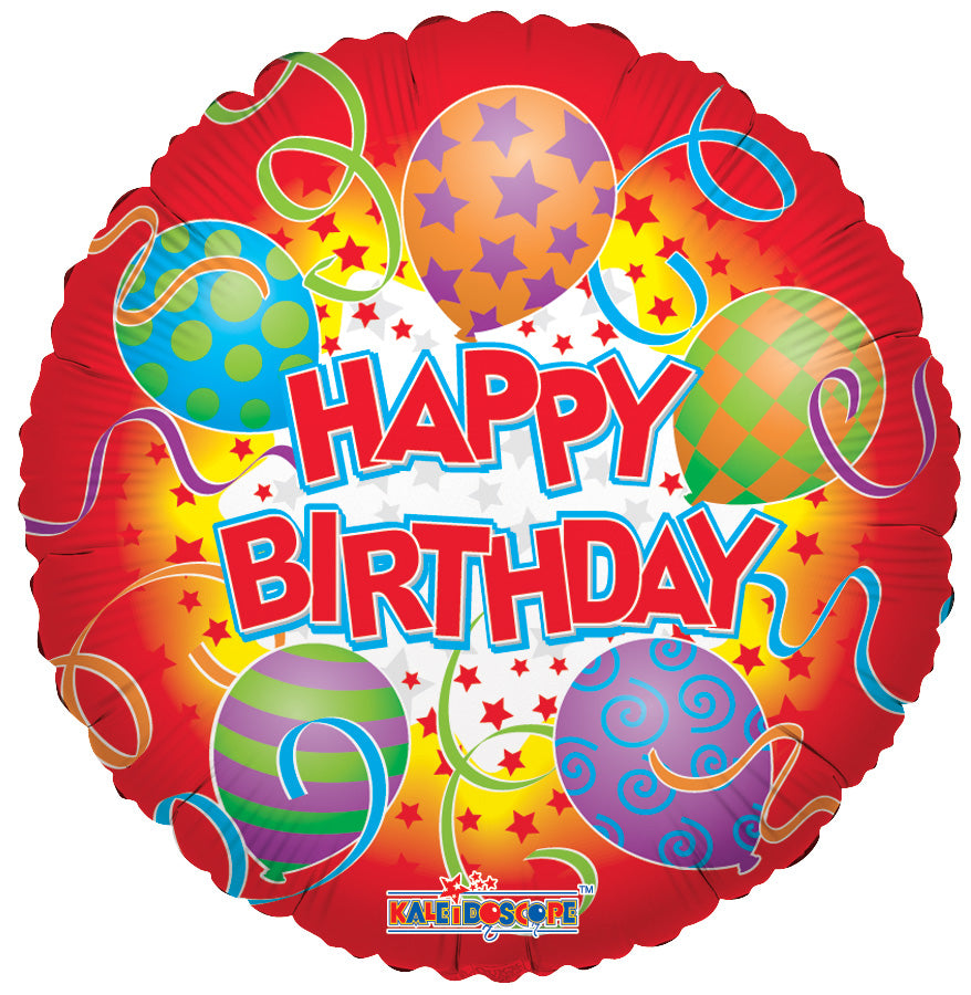 Mylar Happy Birthday Balloons | 18 Inch