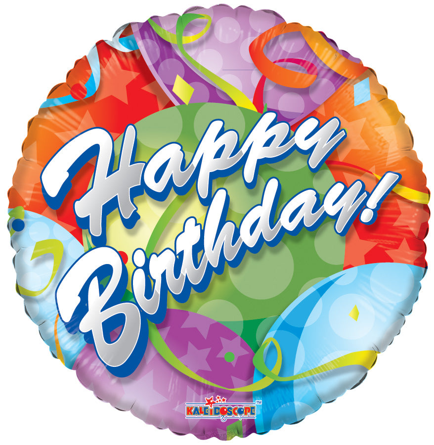 Mylar Happy Birthday Balloons | 09 Inch (AIR-FILL ONLY)