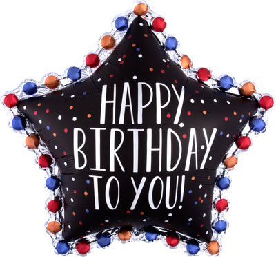 Mylar Happy Birthday Balloons | 28 - 36 Inch