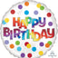 Mylar Happy Birthday Balloons | 04 Inch (AIR-FILL ONLY)