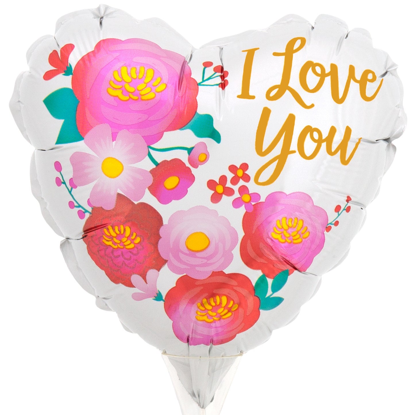 Mylar I Love You Balloons | 04 Inch (AIR-FILL ONLY)