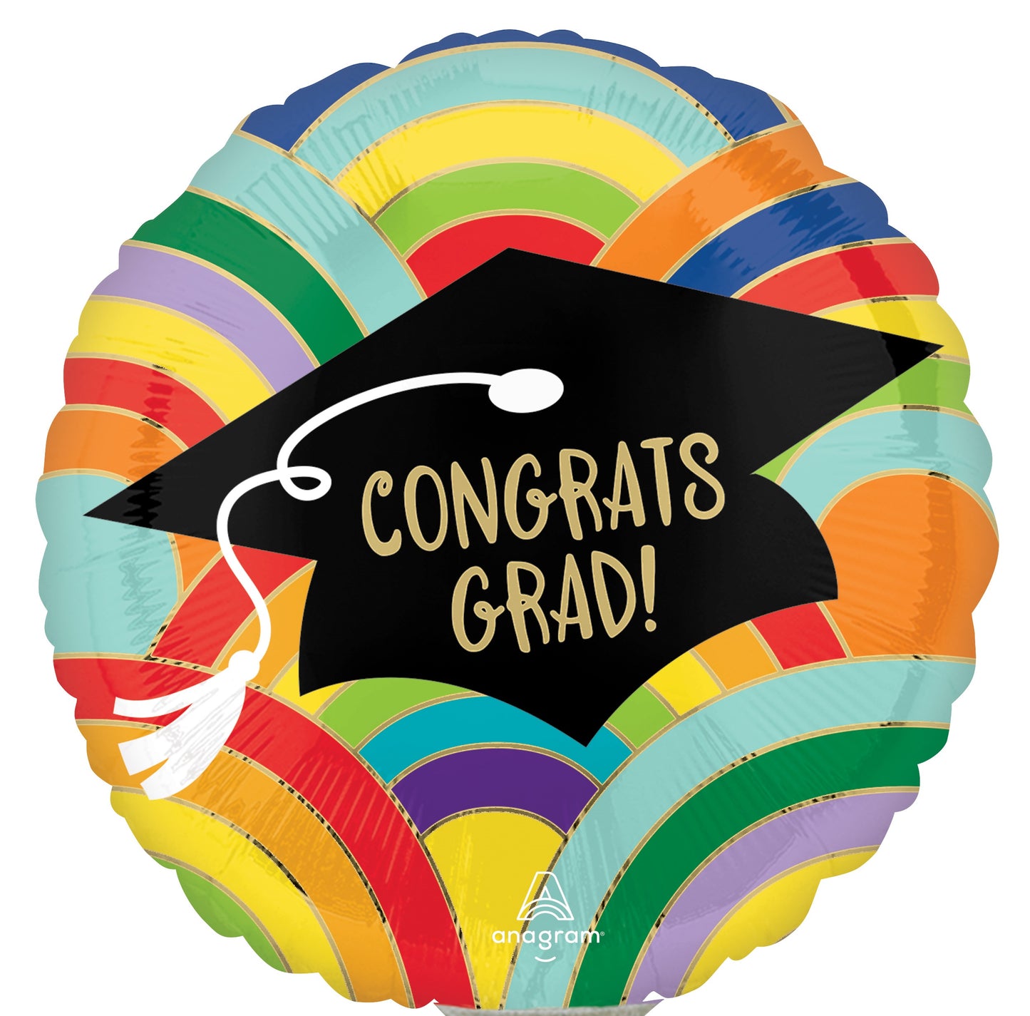 Mylar Graduation & Congrats Balloons | 04 Inch (AIR-FILL ONLY)