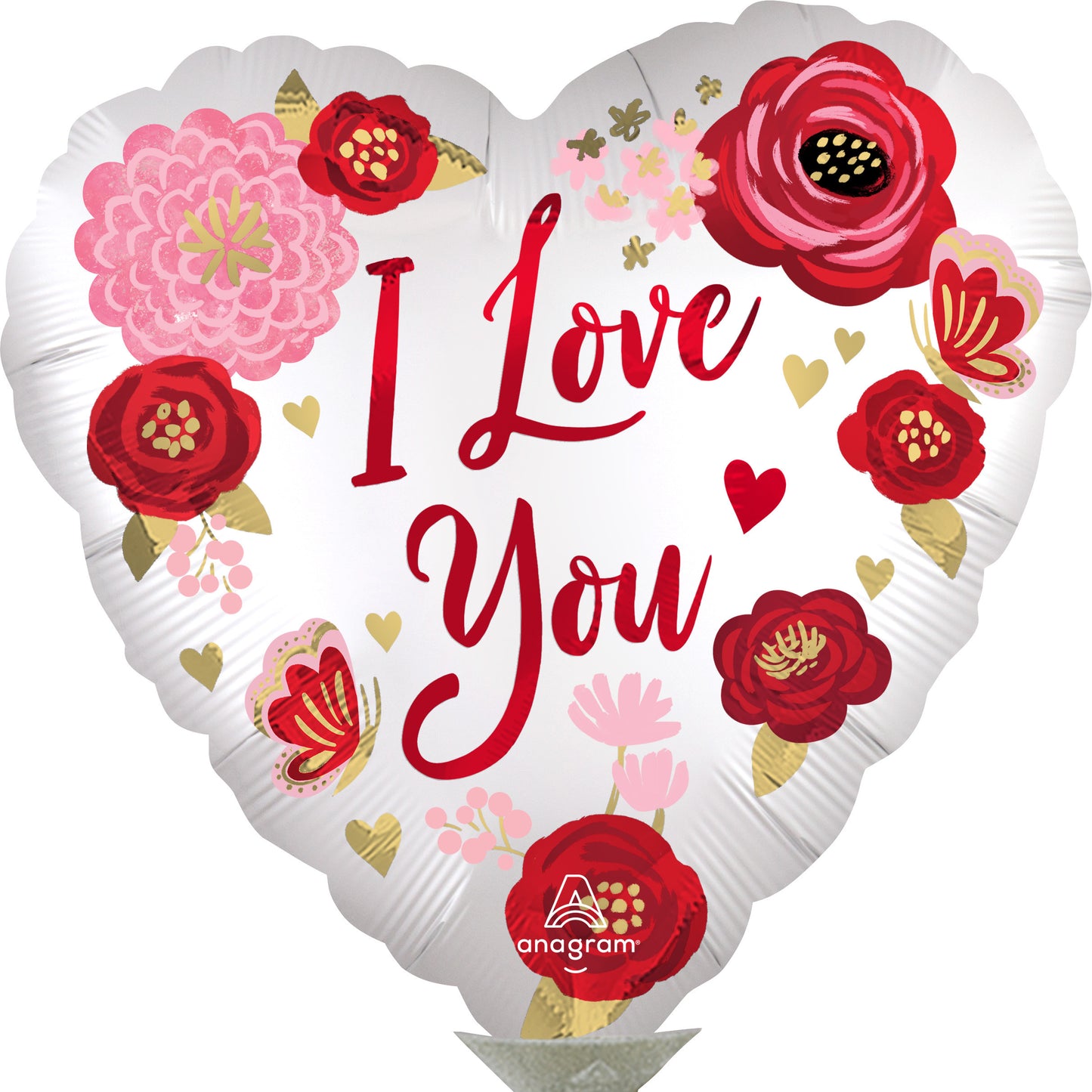 Mylar I Love You Balloons | 09 Inch (AIR-FILL ONLY)