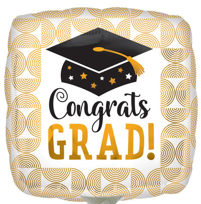 Mylar Graduation & Congrats Balloons | 09 Inch (AIR-FILL ONLY)